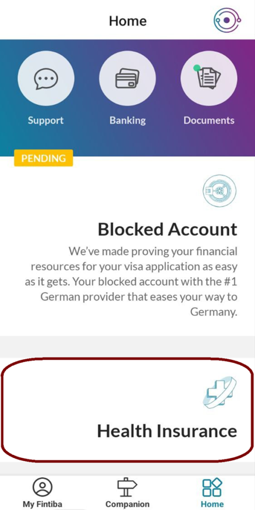 فتح حساب بنكي مغلق وتأمين صحي أونلاين مع باقة Fintiba Plus للحصول على مستندات الفيزا الألمانية
