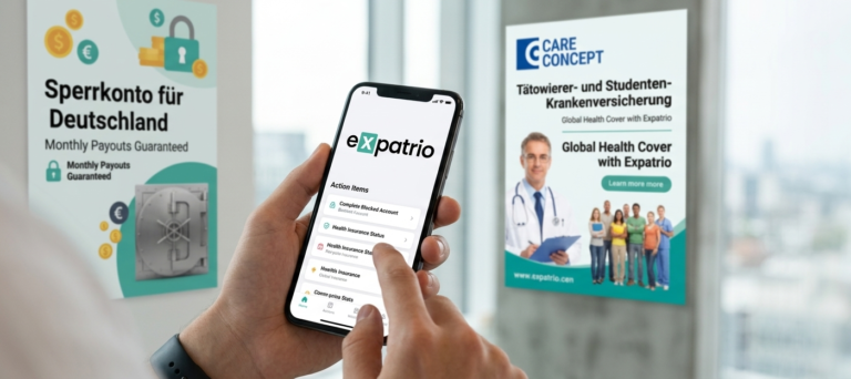 فتح حساب Expatrio المغلق والتأمين الصحي للسفر إلى ألمانيا – دليل شامل