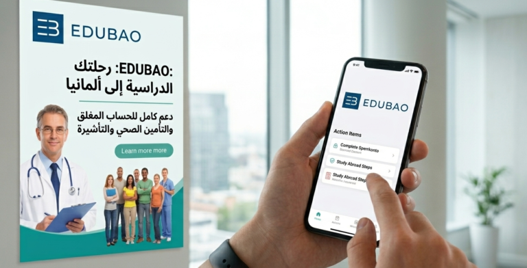 كيفية فتح حساب EDUBAO المغلق والتأمين الصحي للسفر إلى ألمانيا – بديل Fintiba و Expatrio