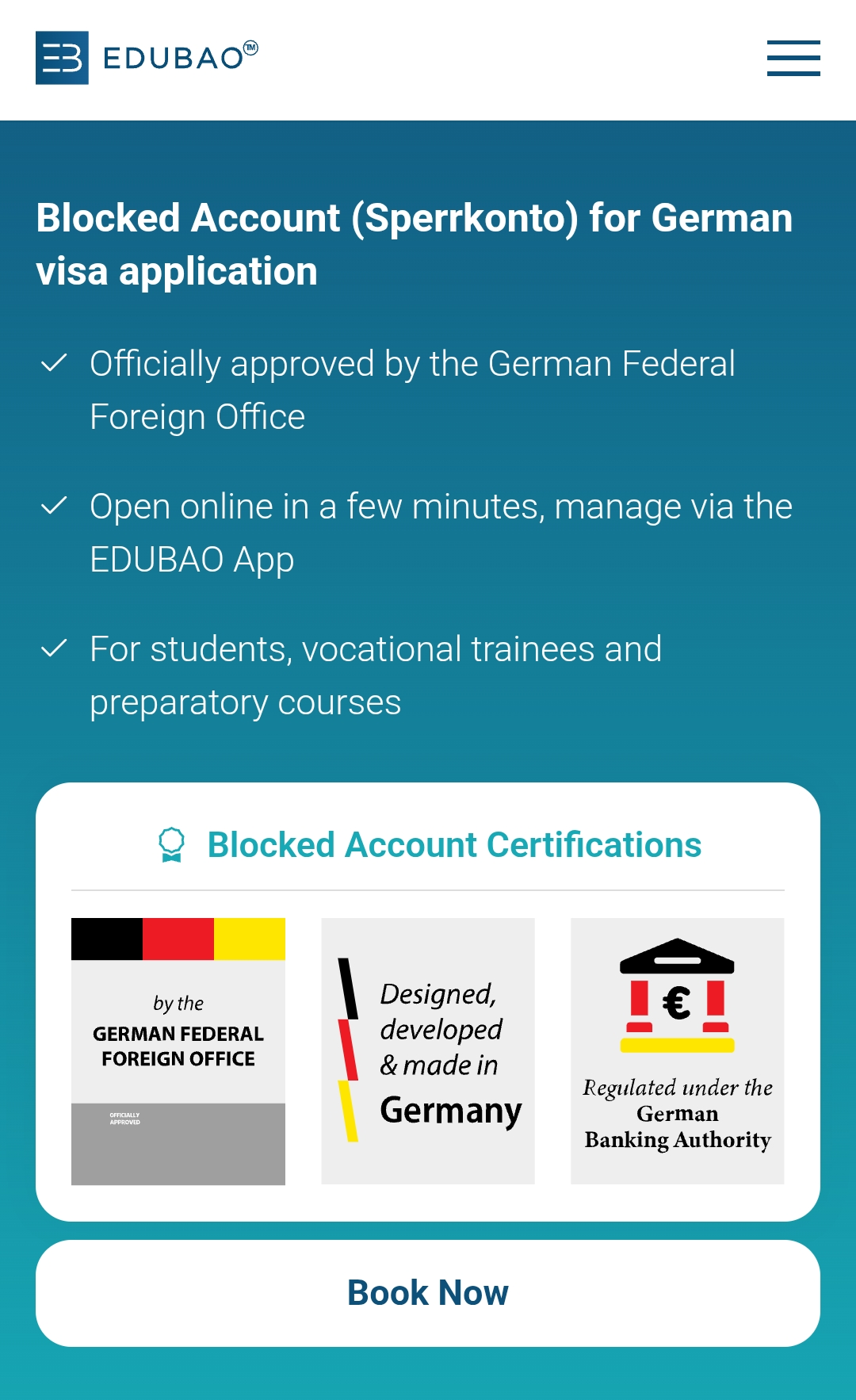 فتح حساب بنكي مغلق وتأمين صحي أونلاين مع باقة Fintiba Plus للحصول على مستندات الفيزا الألمانية